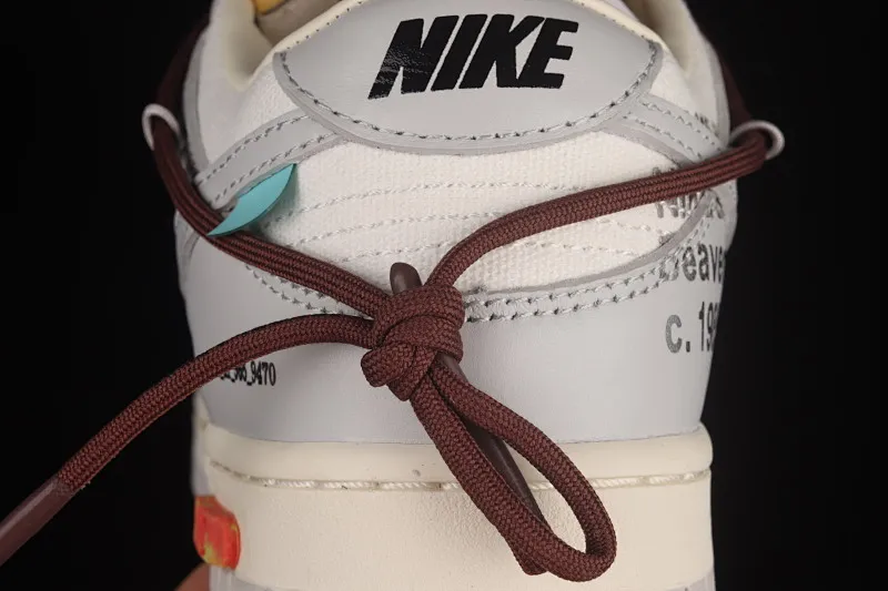 All Categories Nk SB Dunk Series Nk SB Dunk Low Low-top Sneakers Pure Original Version OF x Nk Dunk Low OW White Gray Casual Sports Skateboard Shoes DM1602-102